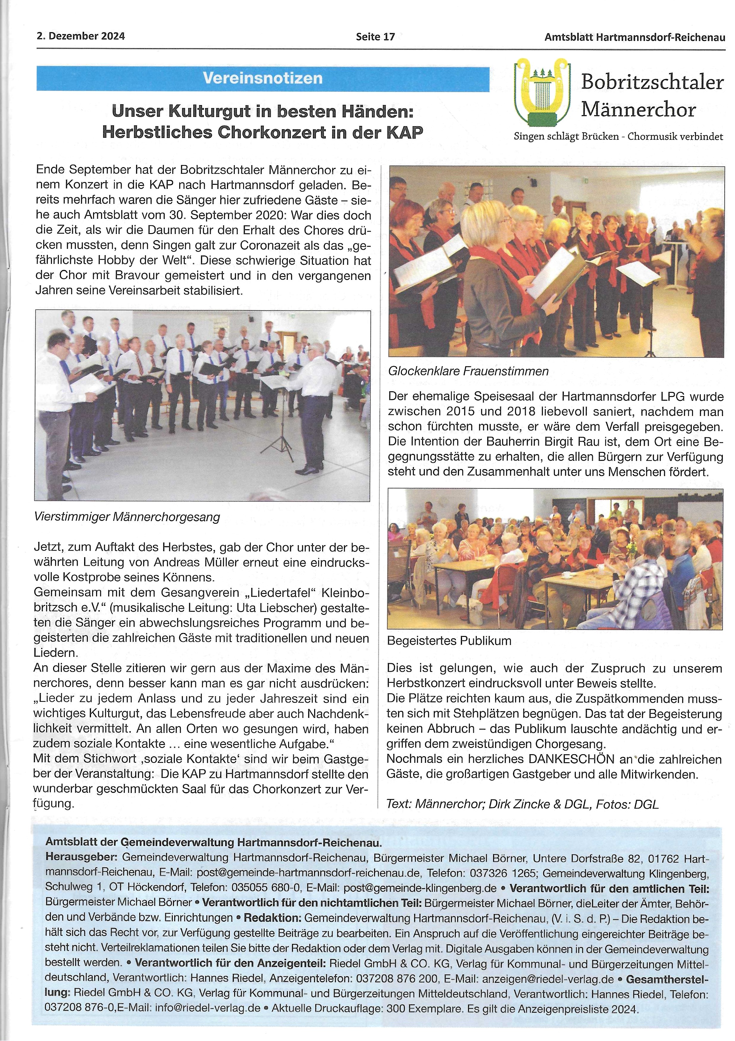 Amtsblatt Dezember 2024, Seite 17